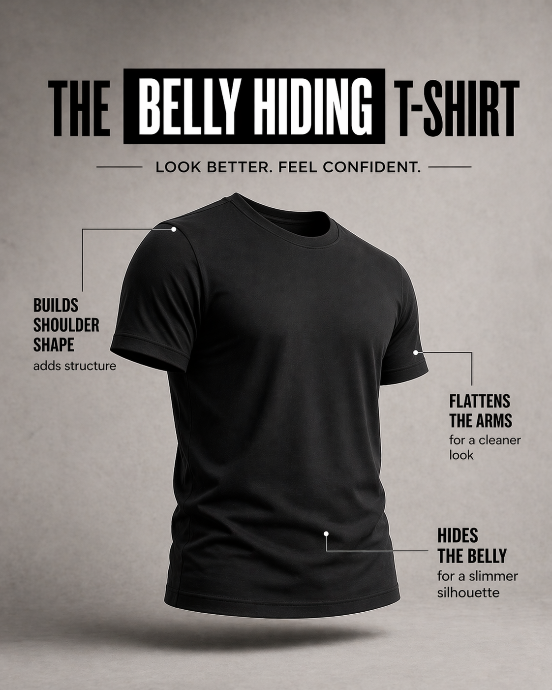 The MorphoFit™ T-Shirt Black