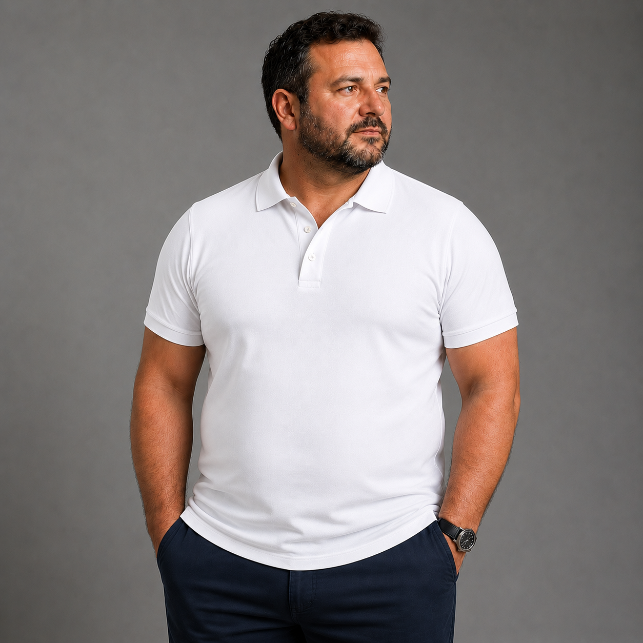 The MorphoFit™ Polo White