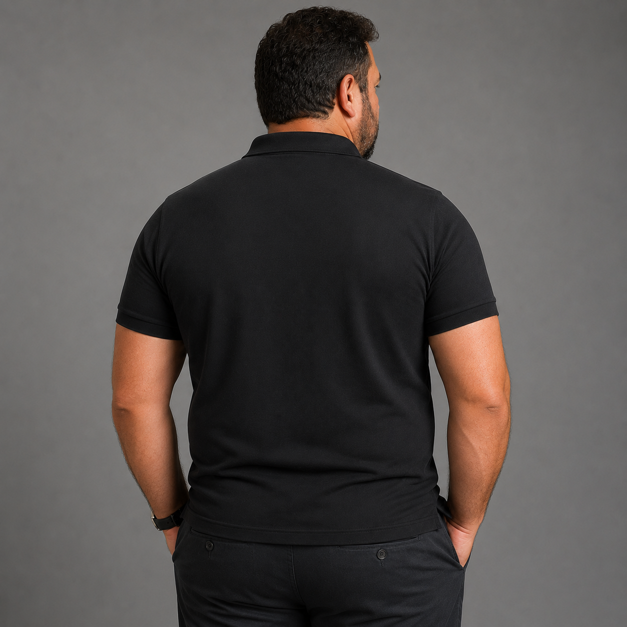 The MorphoFit™ Polo Black
