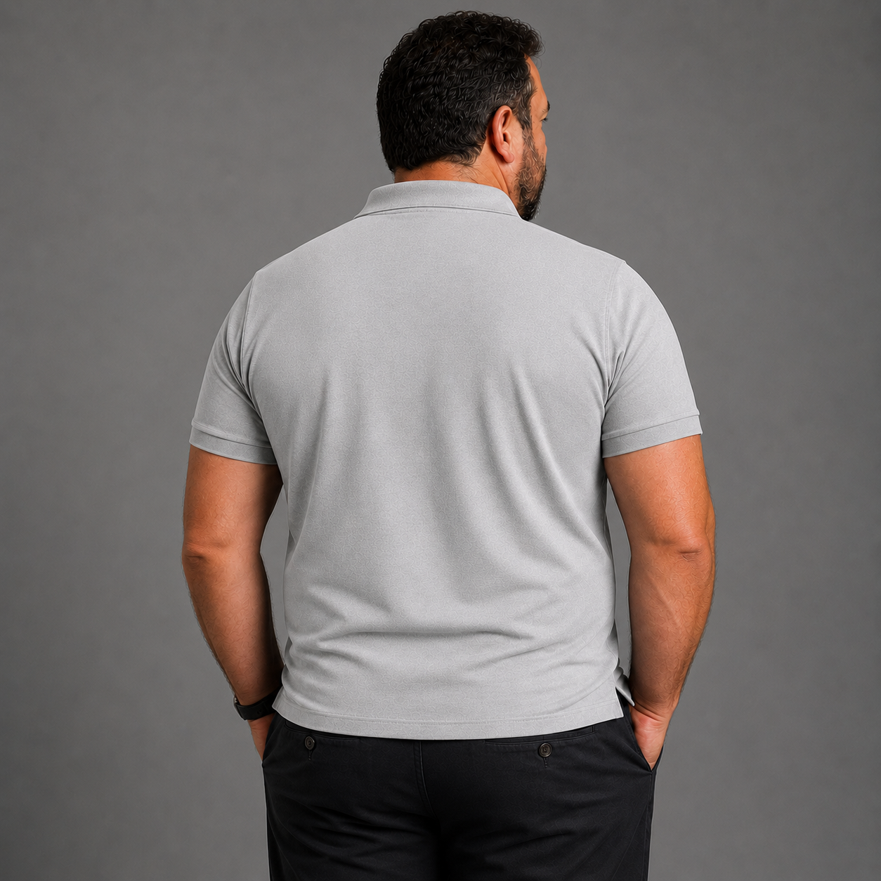 Das MorphoFit™ Polo Grau
